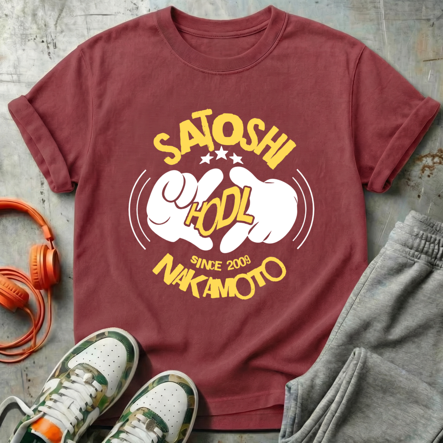 Satoshi Nakamoto - Diamond Hands Tee