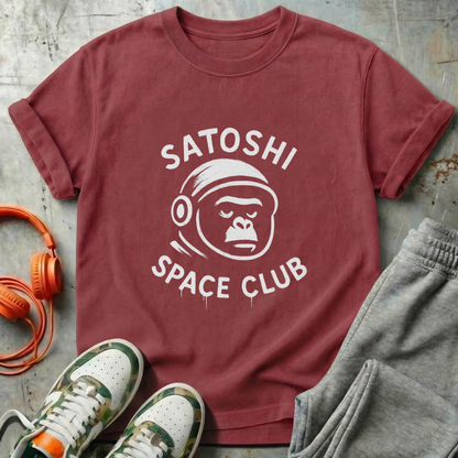 Satoshi Space Club - Primate Explorer Comfort Colors Tee Shirt