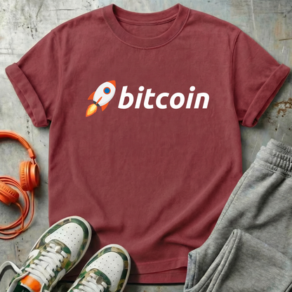 Bitcoin Rocket T-Shirt