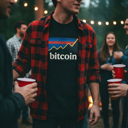 Peak Supply Bitcoin Comfort Colors Tee Shirt