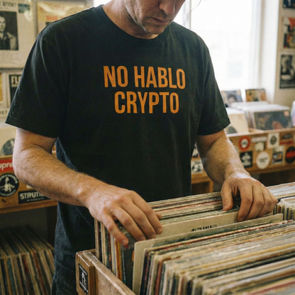 NO HABLO CRYPTO T-Shirt | Bitcoin Streetwear for the Informed Minority