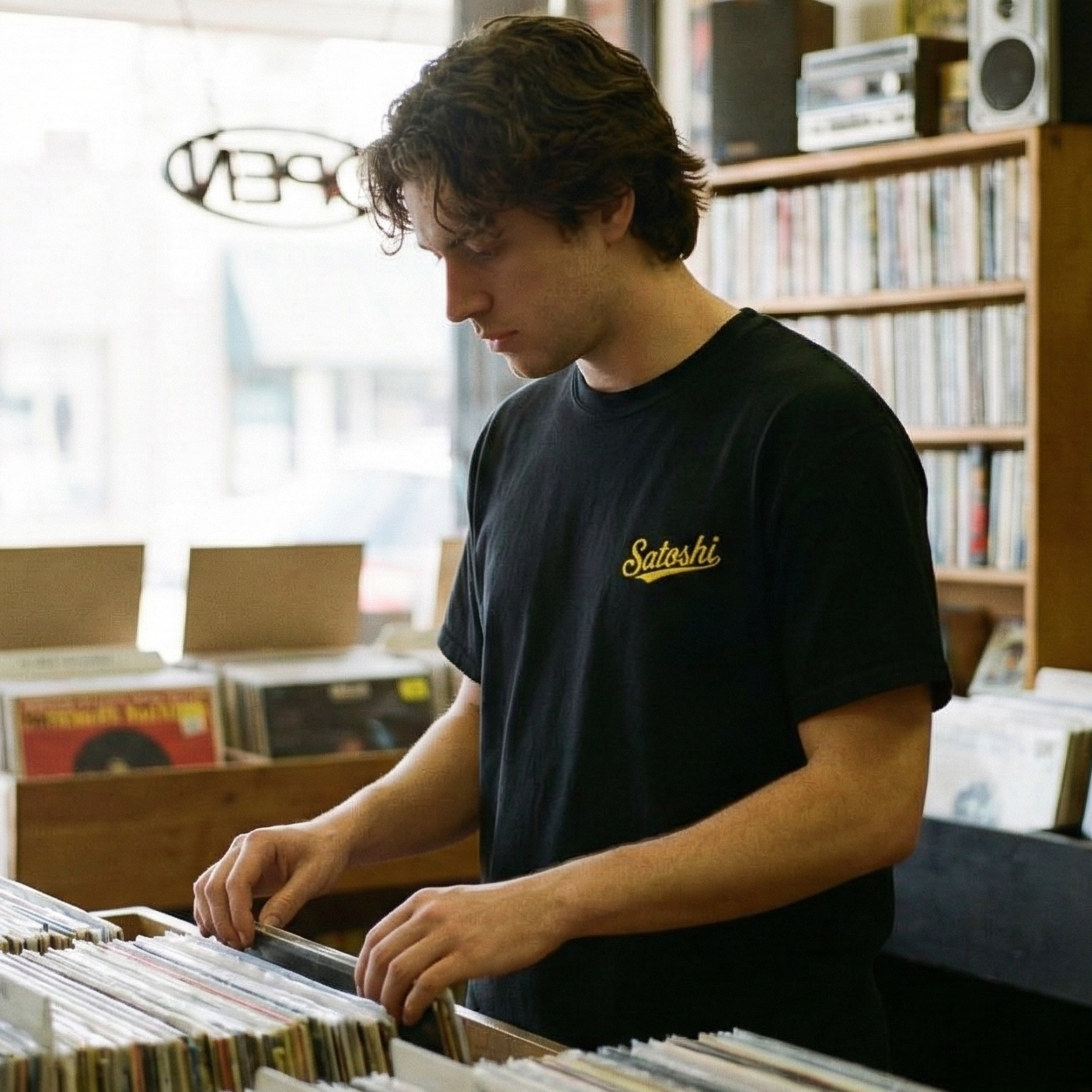 Satoshi Embroidered Tee Shirt