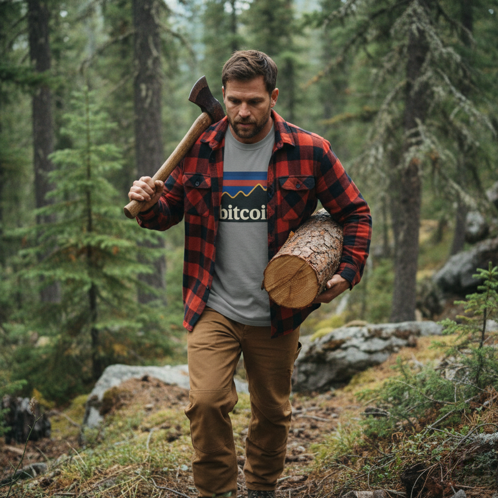 Peak Supply Bitcoin Comfort Colors Tee Shirt