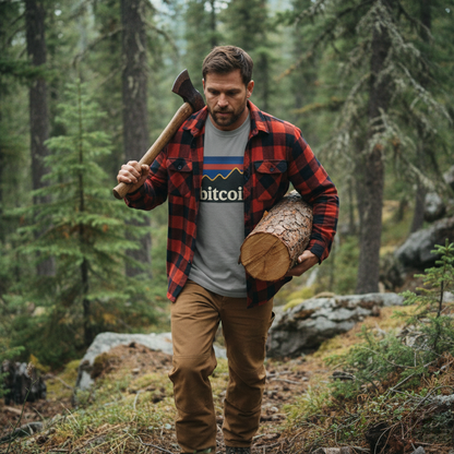 Peak Supply Bitcoin Comfort Colors Tee Shirt