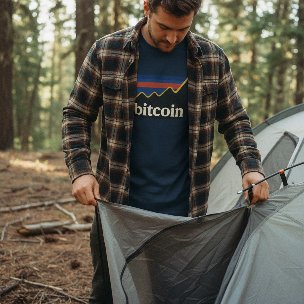 Peak Supply Bitcoin Comfort Colors Tee Shirt