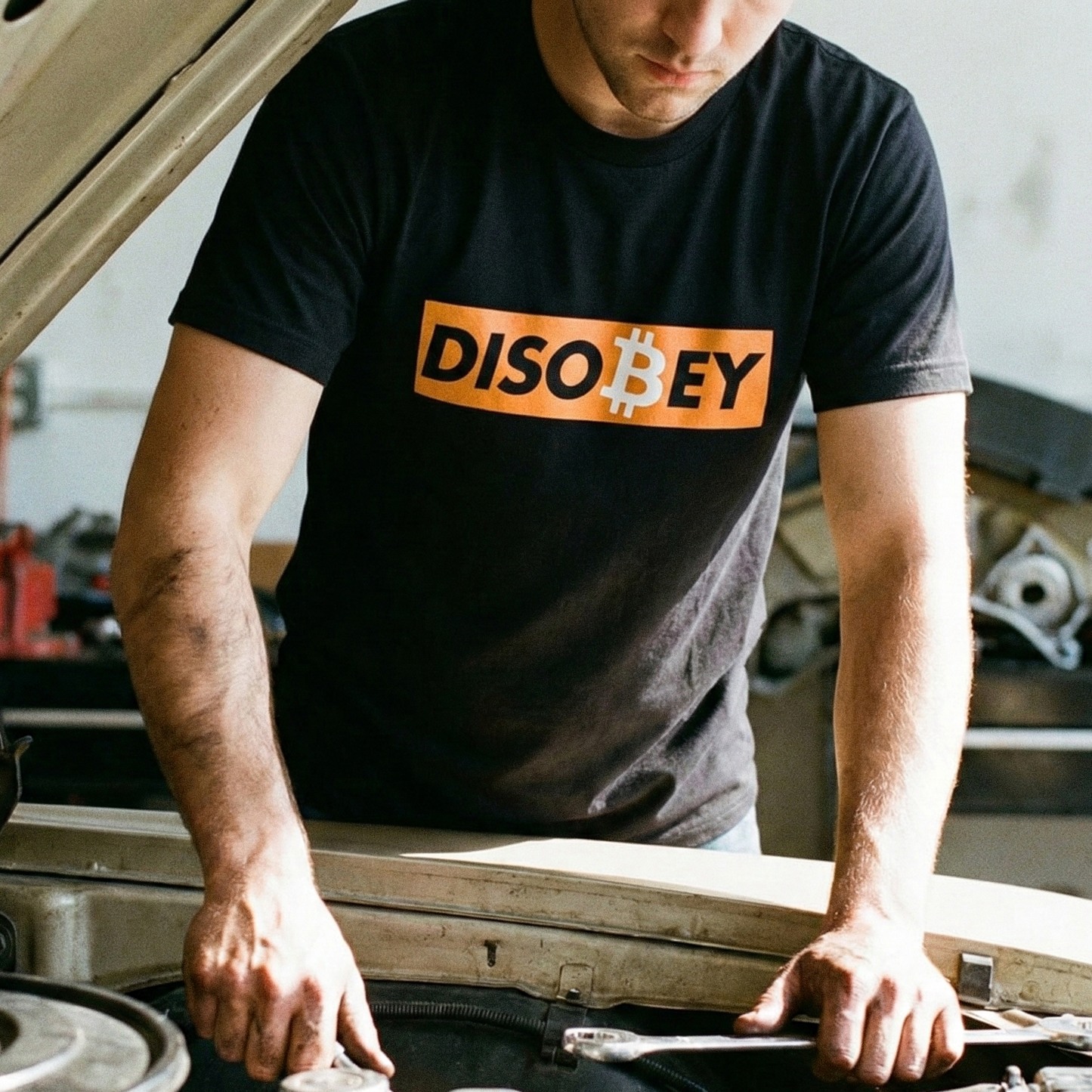 Disobey Bitcoin Comfort Colors Tee Shirt