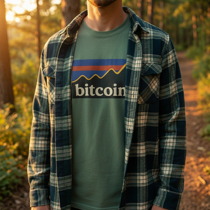 Peak Supply Bitcoin Comfort Colors Tee Shirt