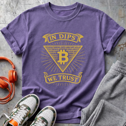 In Dips We Trust Bitcoin Tee
