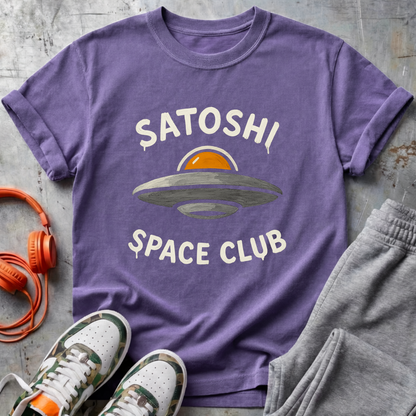 Satoshi Space Club Bitcoin UFO Tee
