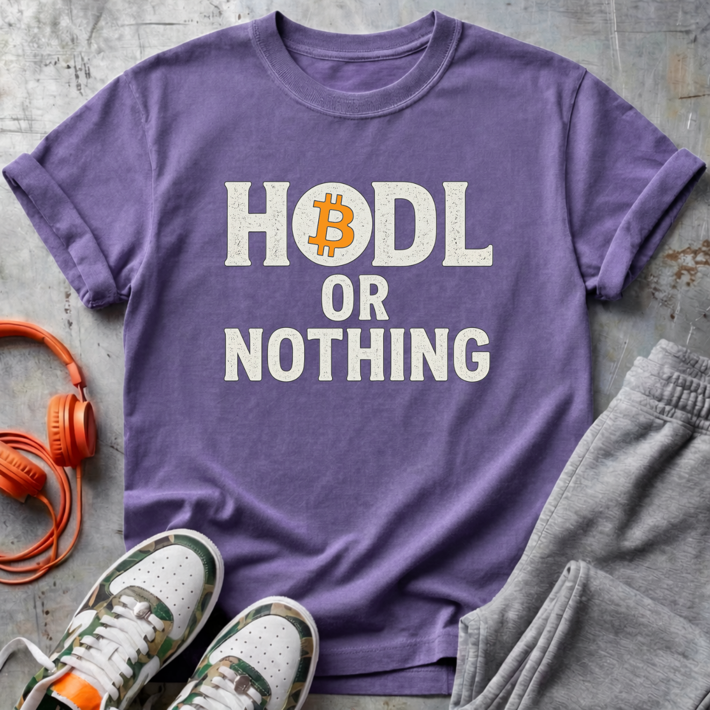 HODL or Nothing Bitcoin Tee