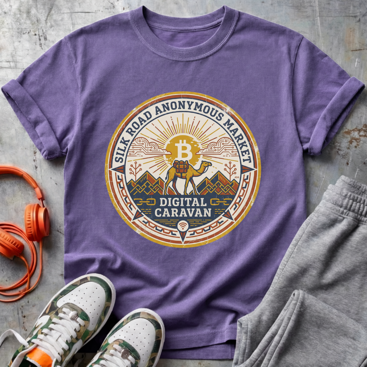 Silk Road Anonymous Badge Tee