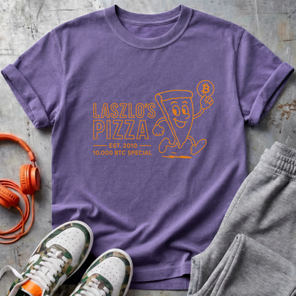 Laszlo's Pizza Bitcoin Tee Shirt