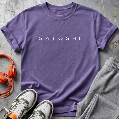 Satoshi Minimal Logo Tee