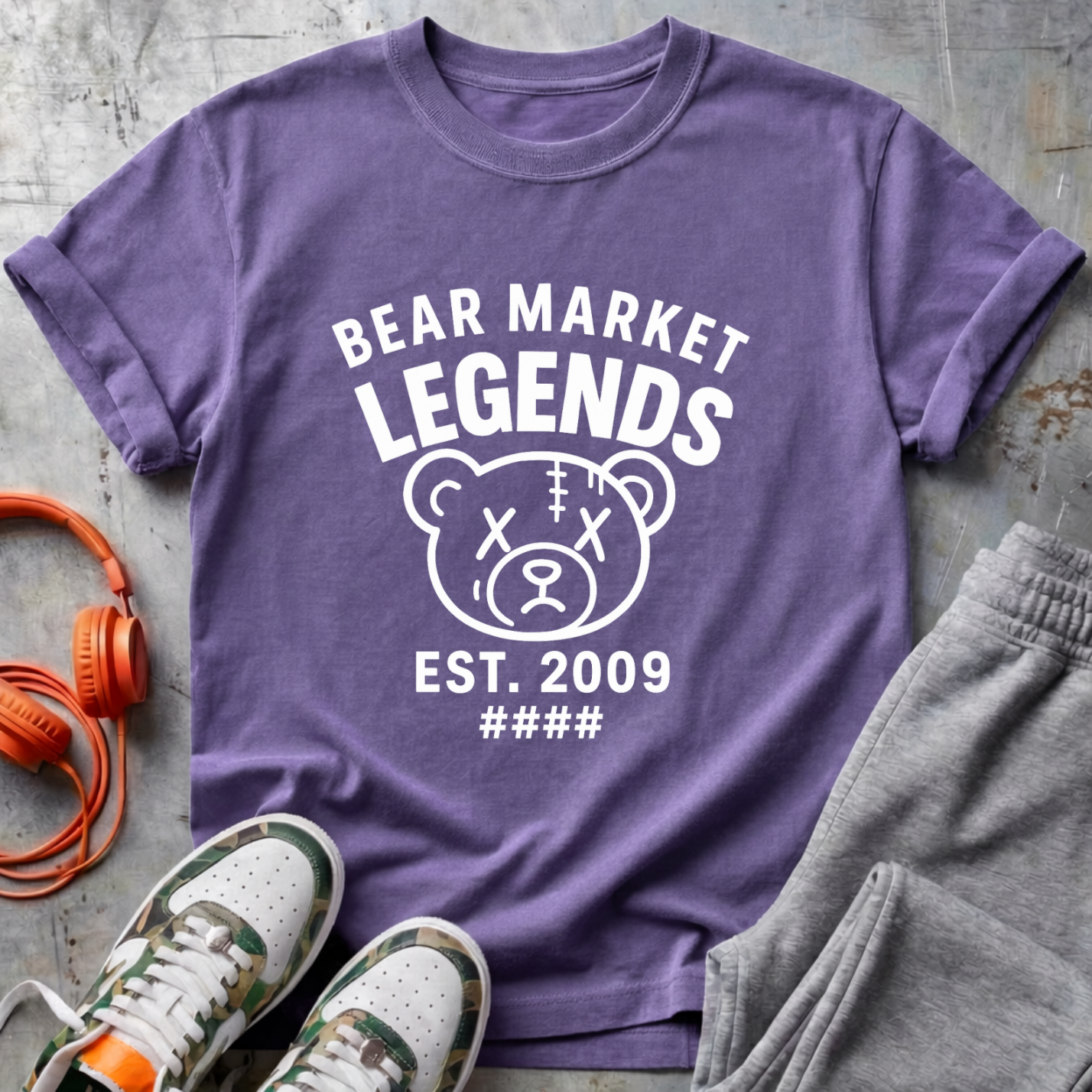 Bear Market Legends - Bear Head Tee Shirt