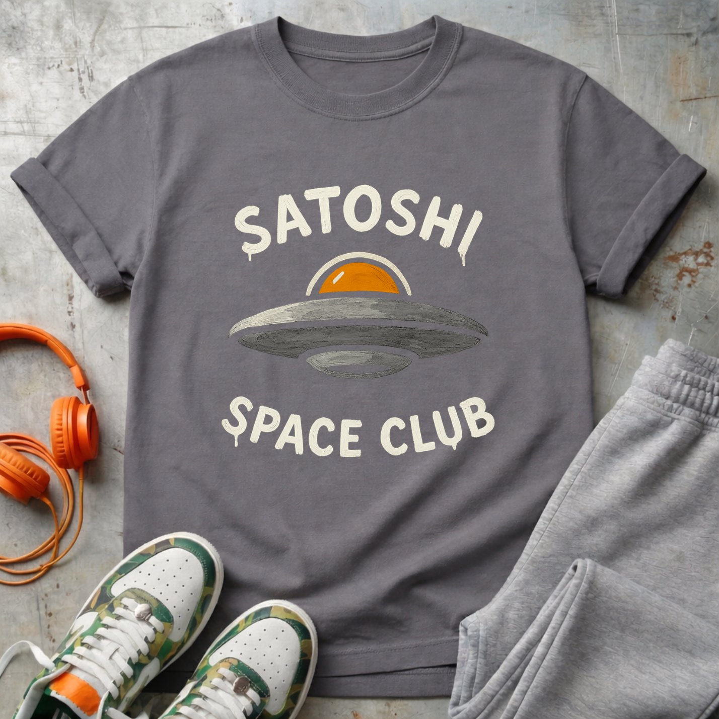 Satoshi Space Club Bitcoin UFO Tee
