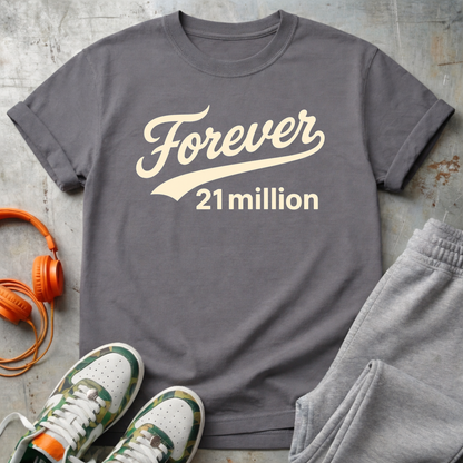 Forever 21 Million Script - Bitcoin Comfort Colors Tee Shirt