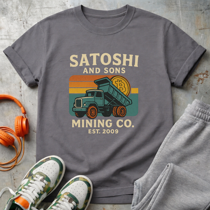 Satoshi and Sons - Bitcoin Comfort Colors Tee Shirt