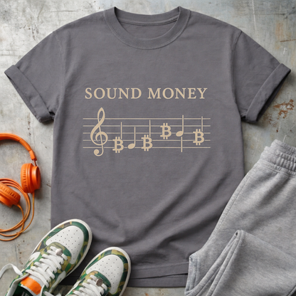 Sound Money Sheet Music Bitcoin Tee