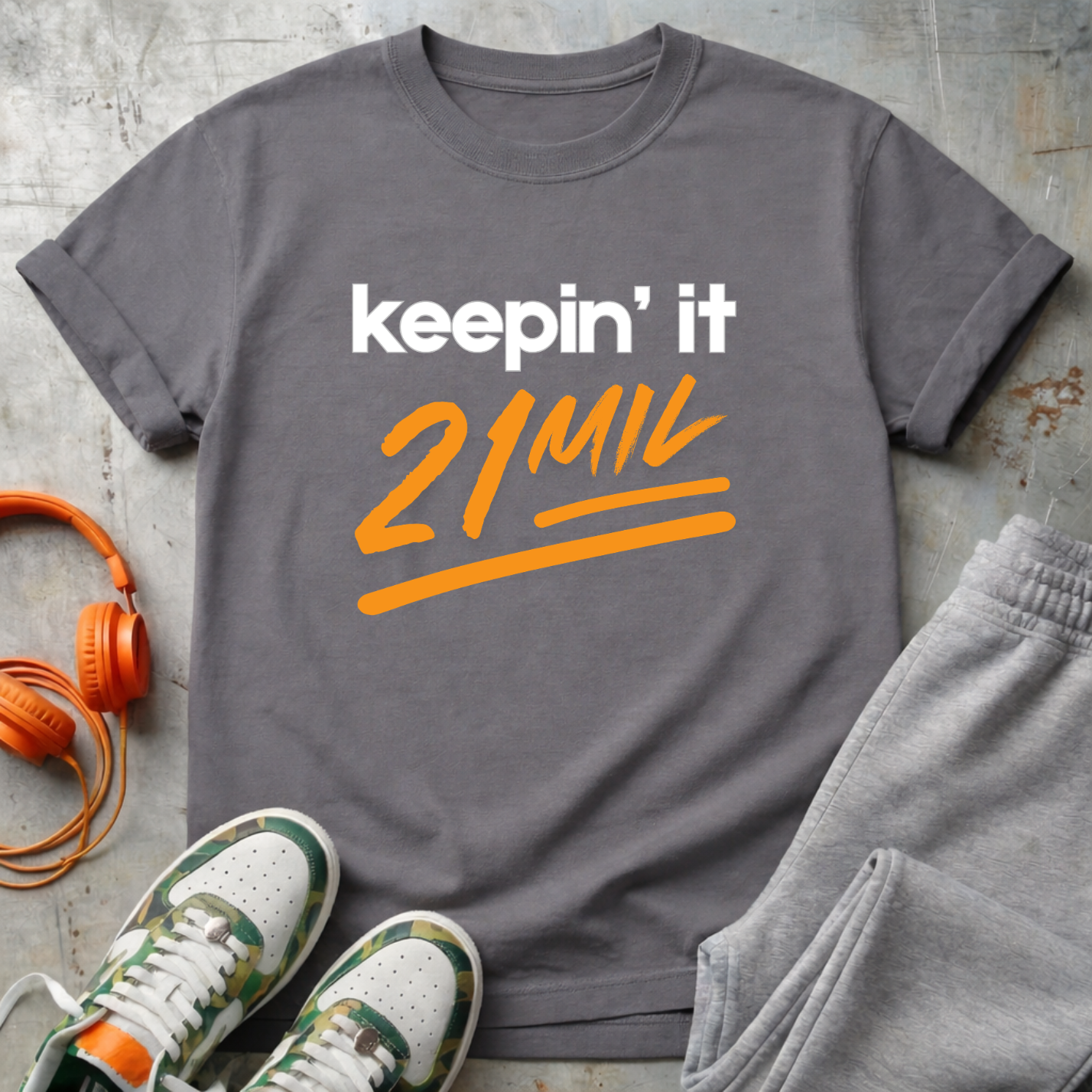 Keepin’ It 21 Mil - Bitcoin Comfort Colors Tee Shirt