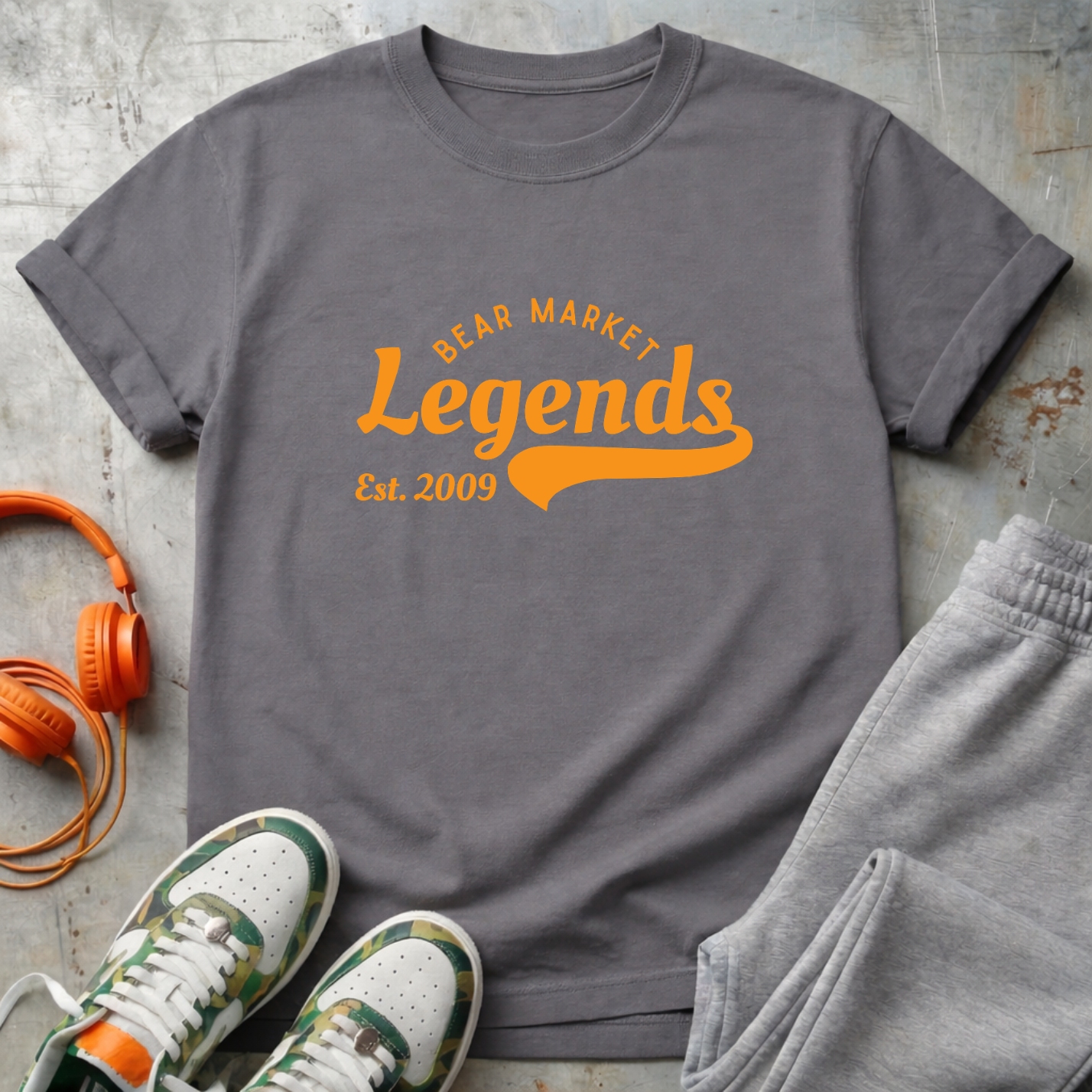 Bear Market Legends - Bitcoin Comfort Colors Tee Shirt