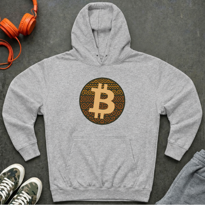 Bitcoin Tribal Logo Hoodie