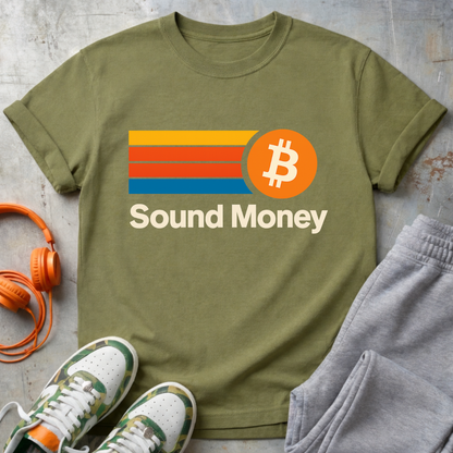Sound Money – Retro ₿ Tee
