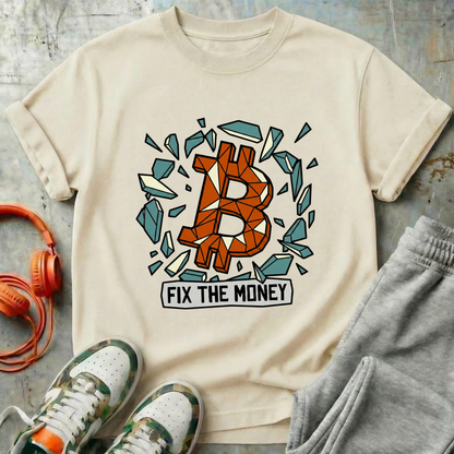 Fix The Money Cubist Tee