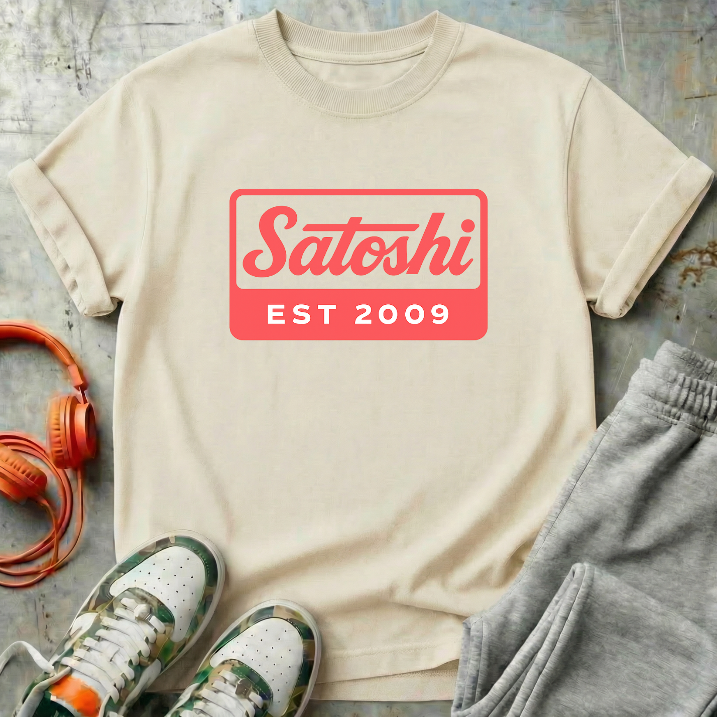 Satoshi Established 2009 Tee