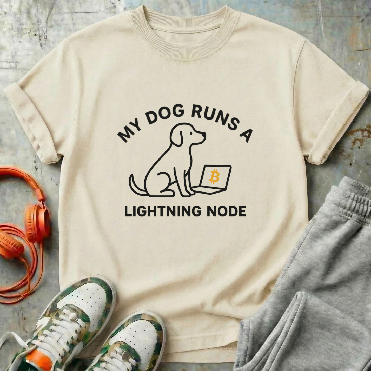 My Dog Runs a Lightning Node Bitcoin Tee
