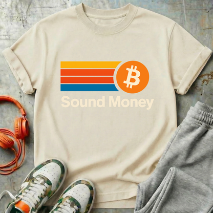 Sound Money – Retro ₿ Tee