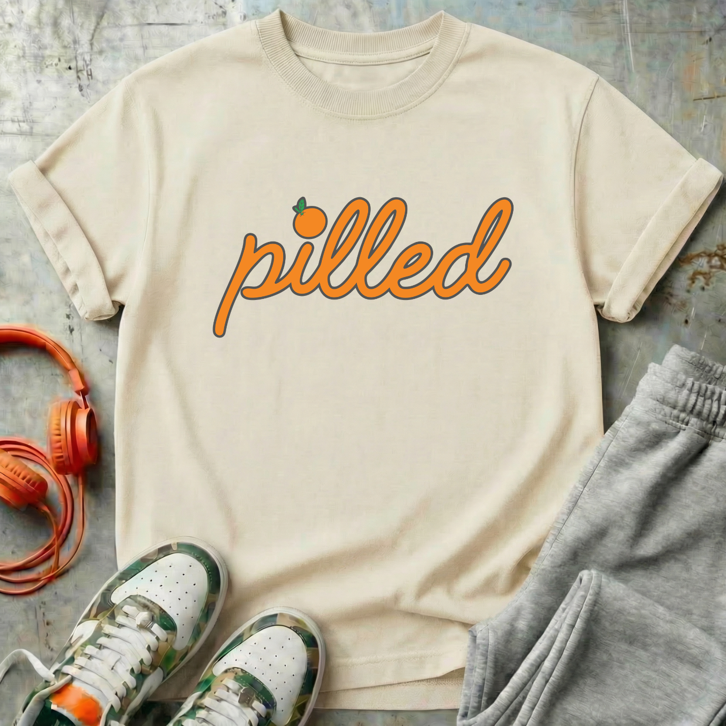 Orange Pilled Citrus Bitcoin Tee