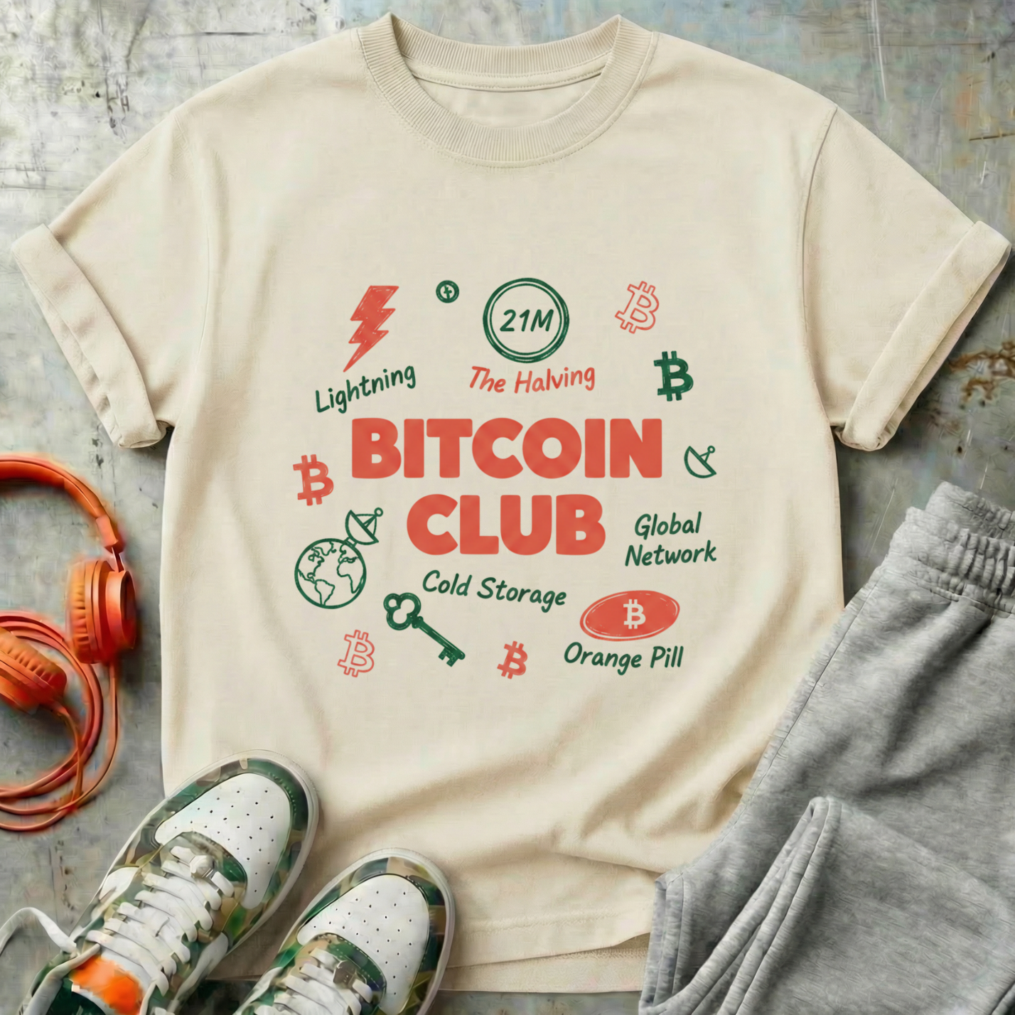 Bitcoin Club Sketch Tee