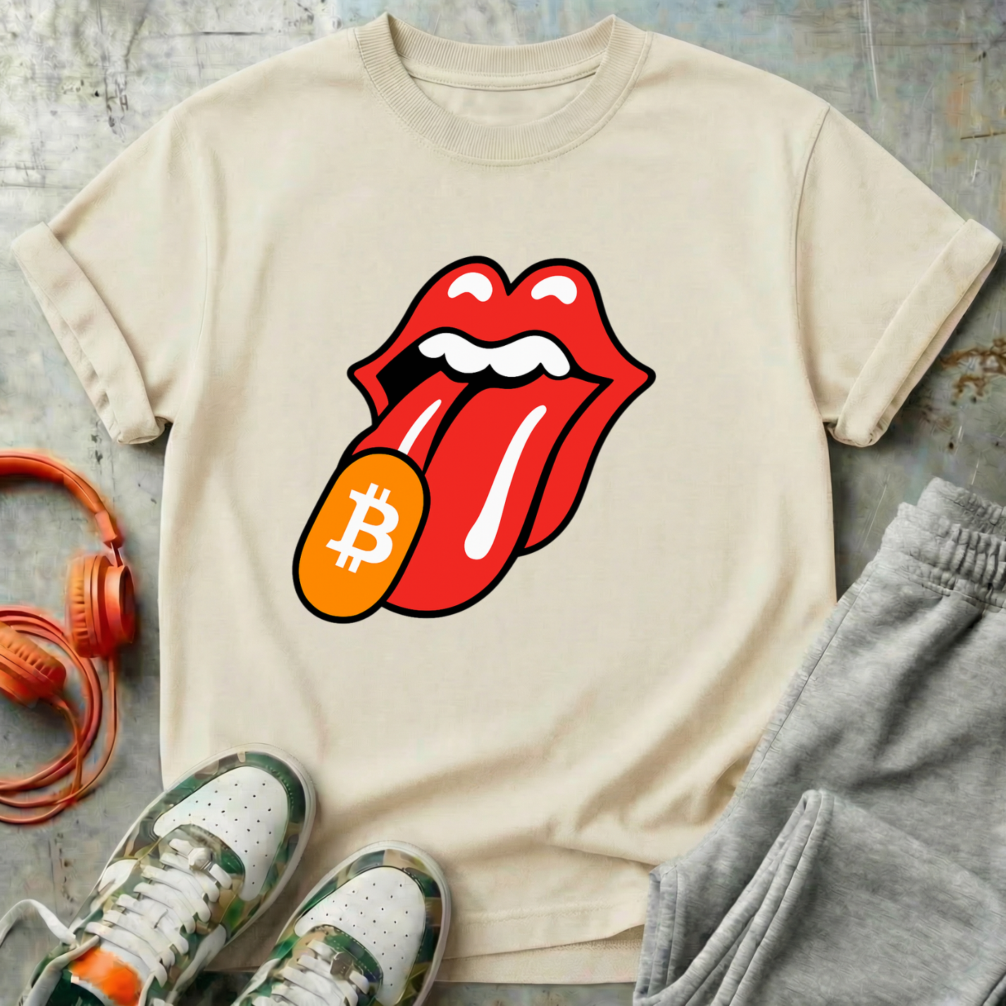 Tongue Tied Bitcoin Tee