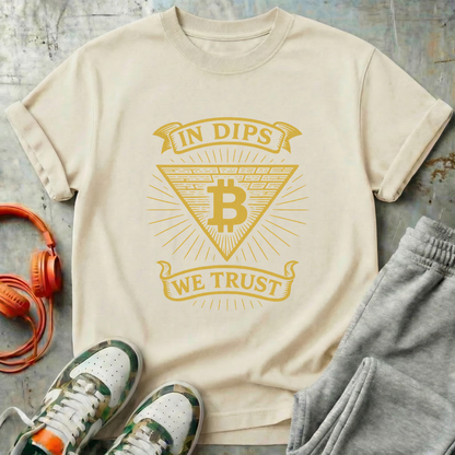In Dips We Trust Bitcoin Tee