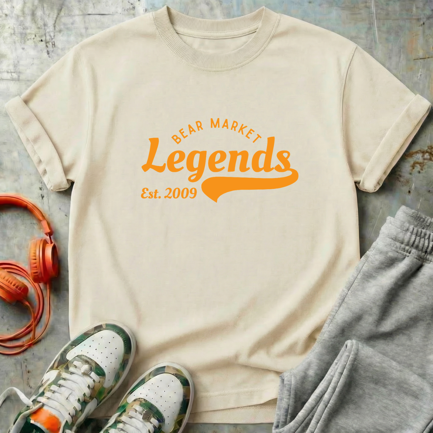 Bear Market Legends - Bitcoin Comfort Colors Tee Shirt