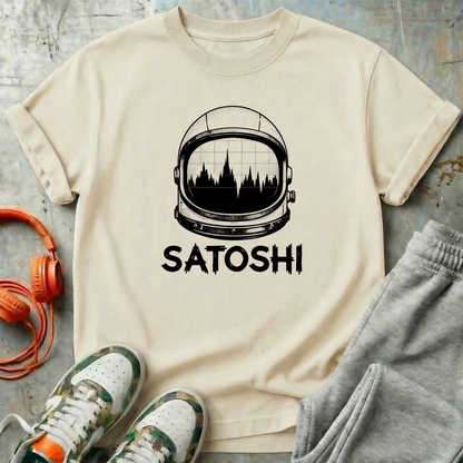 Satoshi Astronaut Helmet Tee