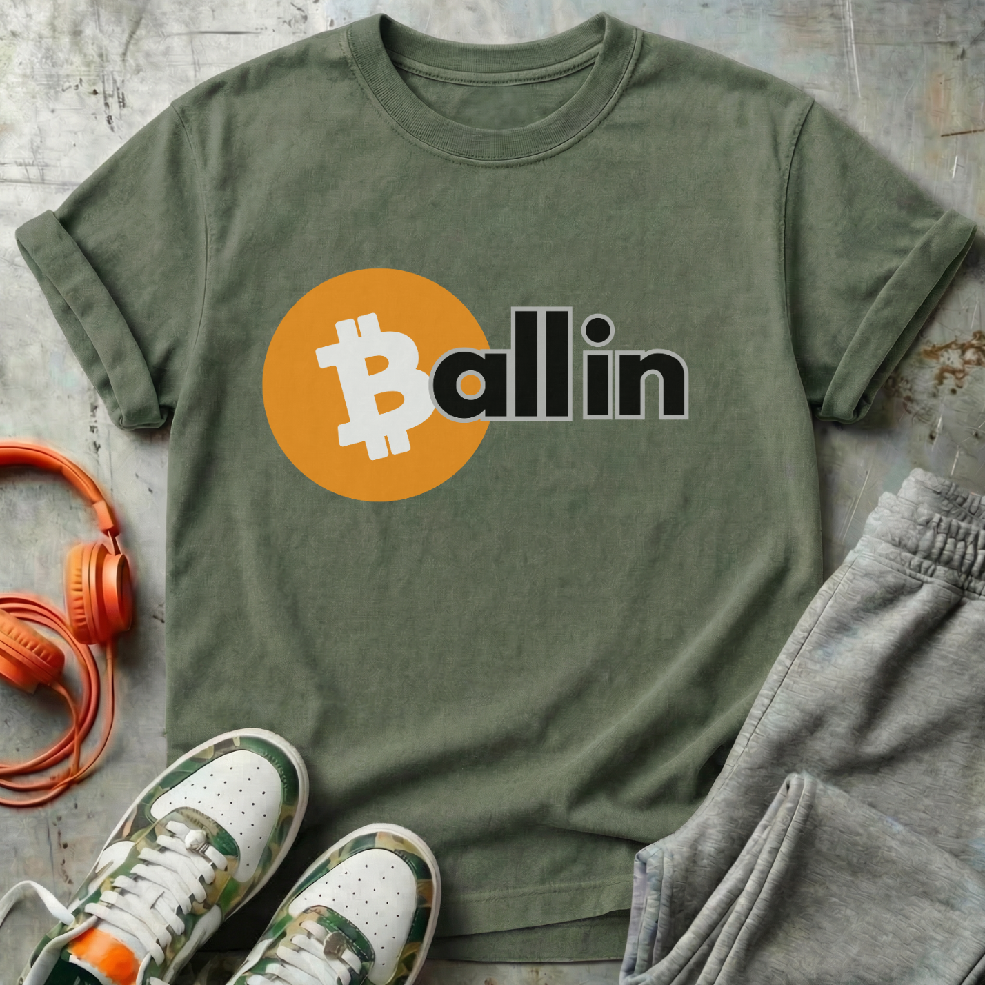 All In Bitcoin Comfort Colors Tee
