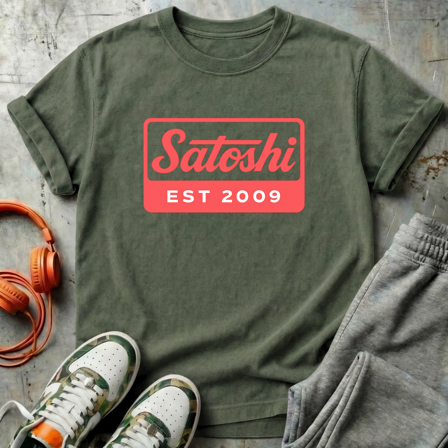 Satoshi Established 2009 Tee