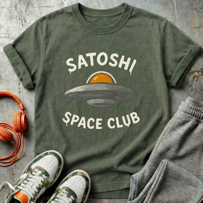 Satoshi Space Club Bitcoin UFO Tee