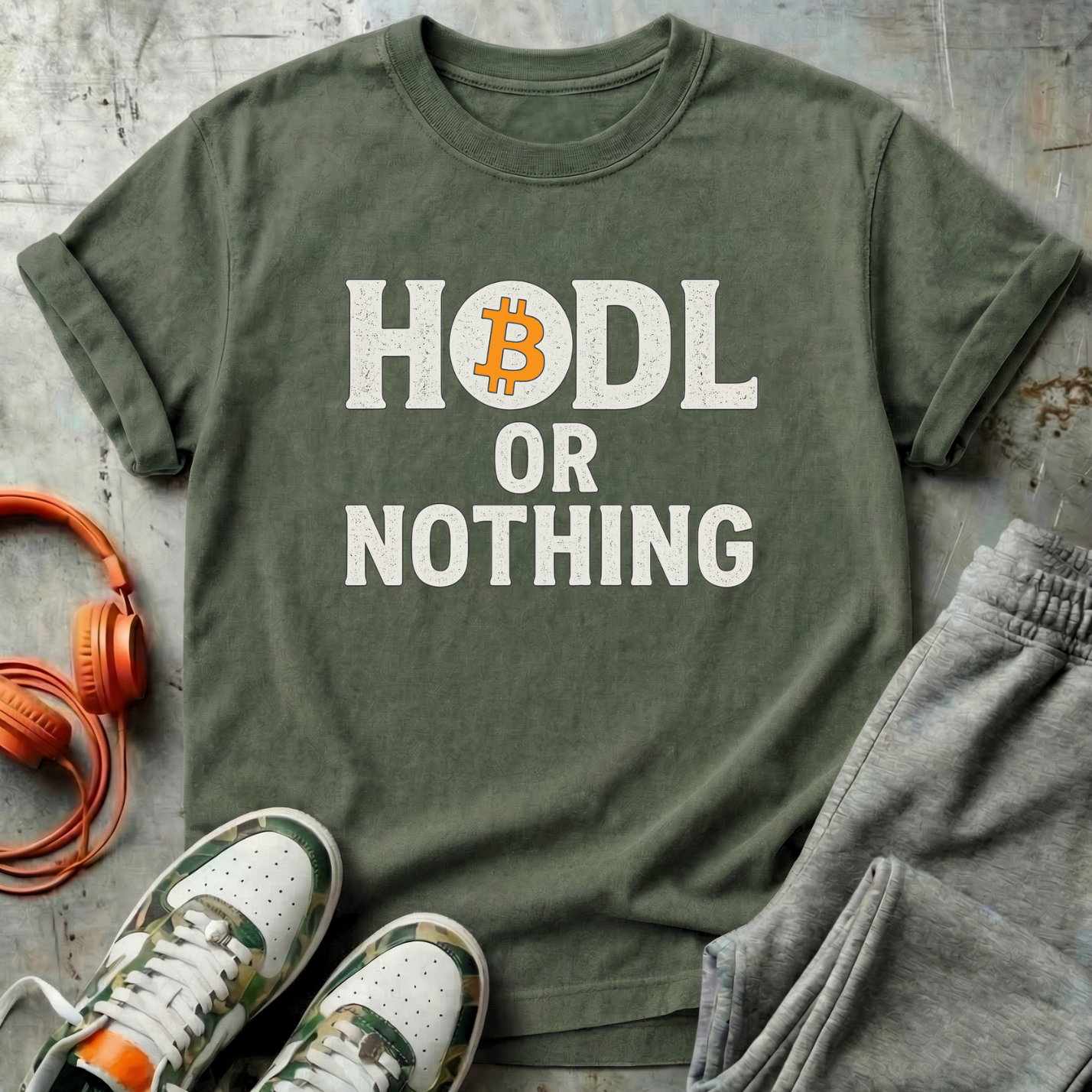 HODL or Nothing Bitcoin Tee