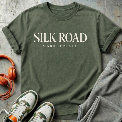 Silk Road Marketplace Typography Tee