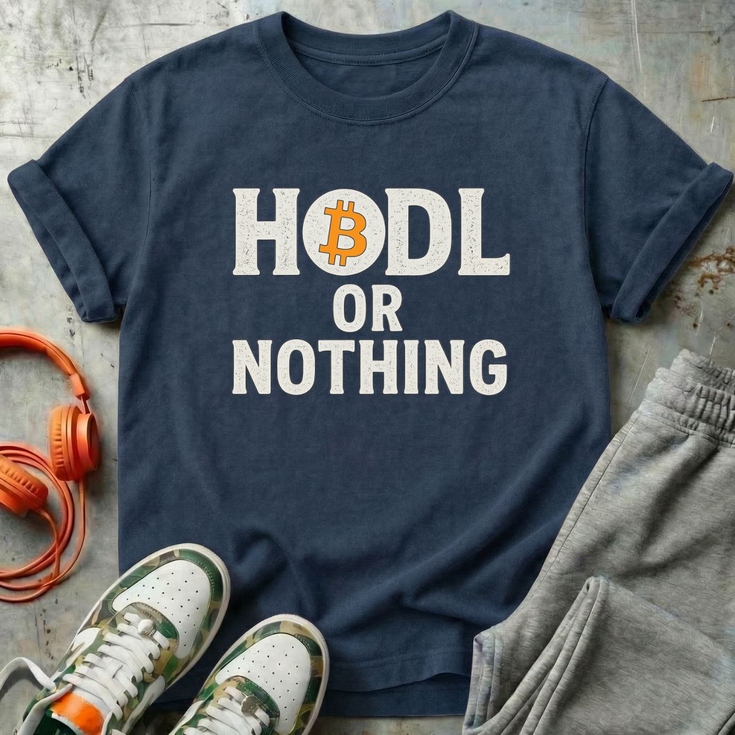 HODL or Nothing Bitcoin Tee