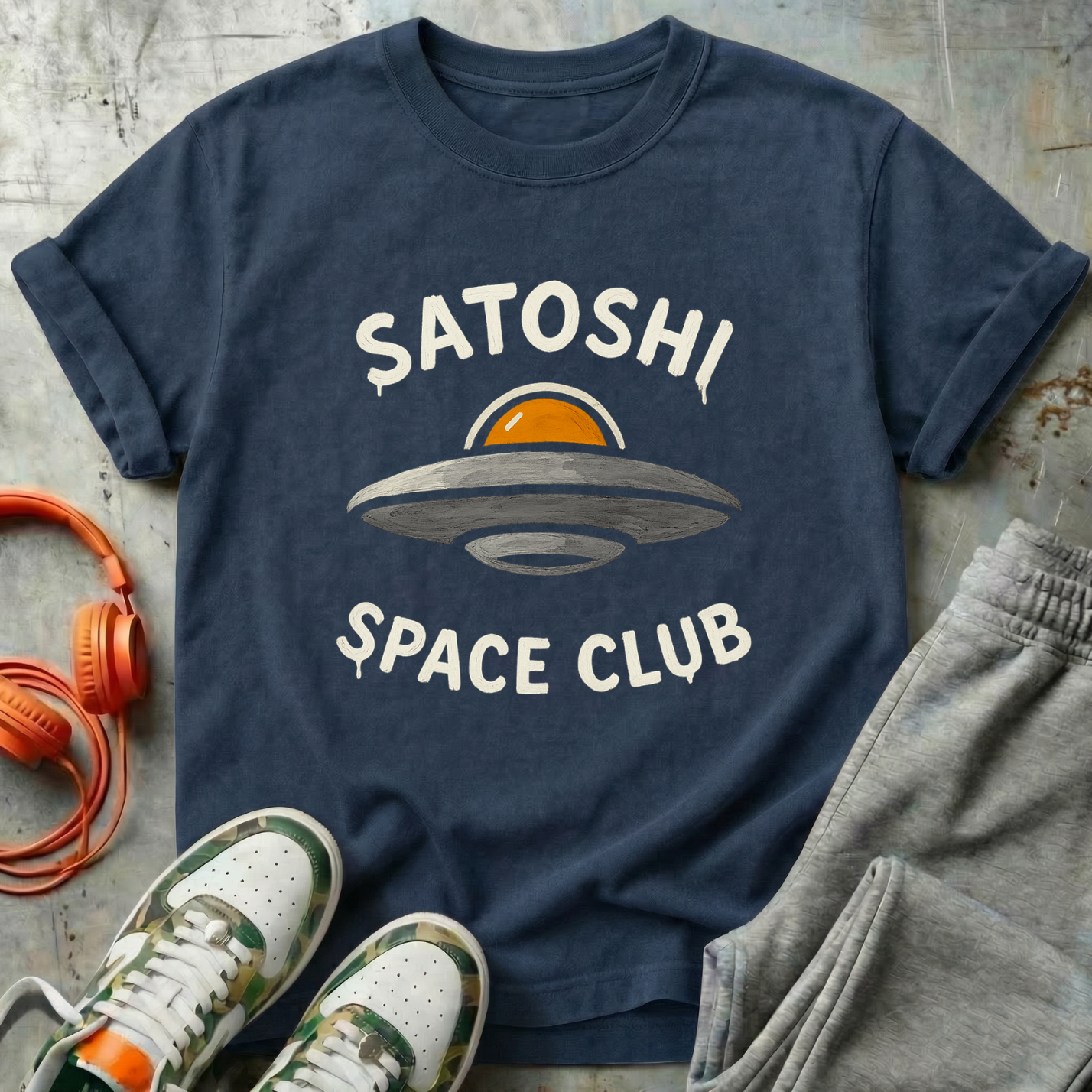 Satoshi Space Club Bitcoin UFO Tee