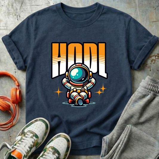HODL Astronaut Bitcoin Comfort Colors Tee Shirt