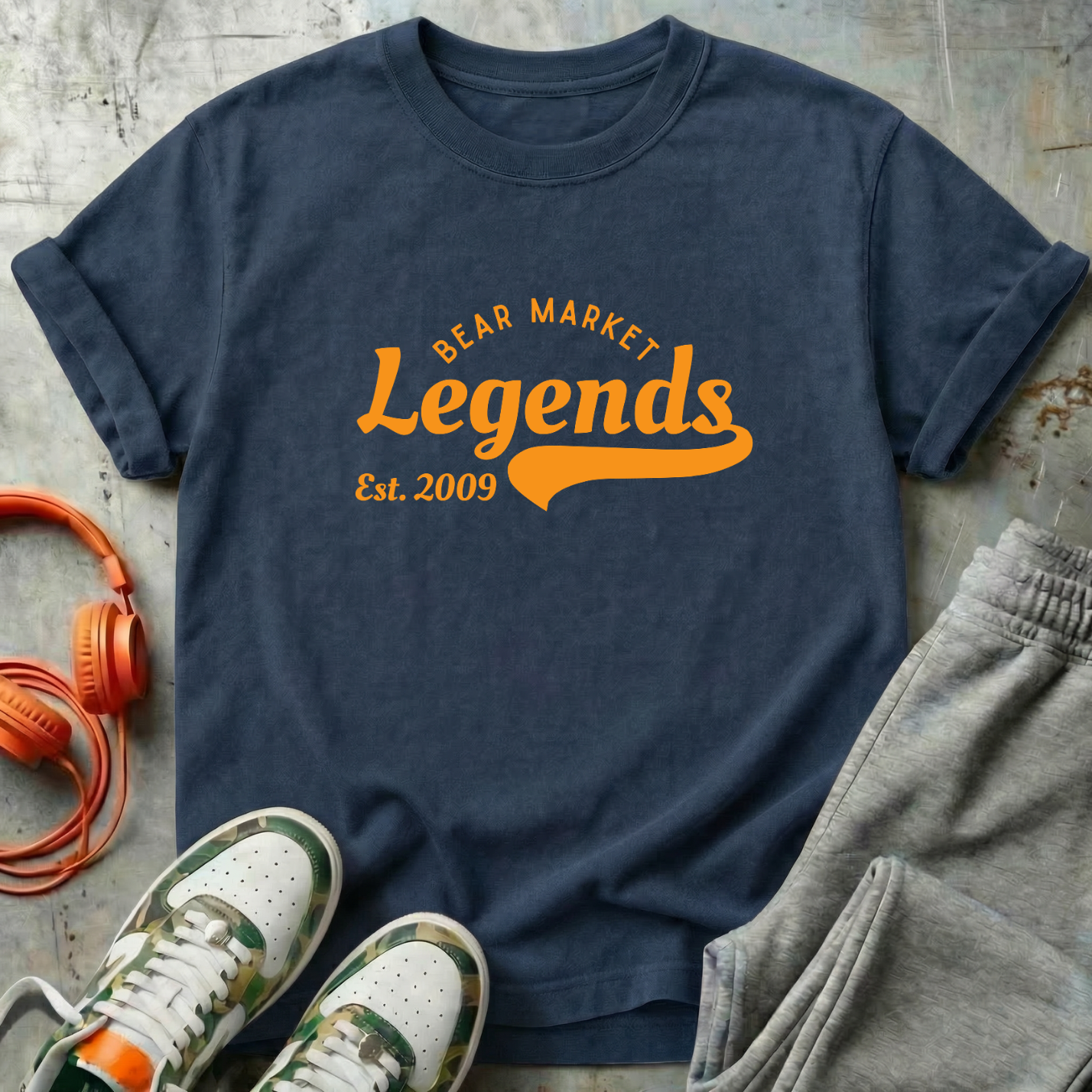 Bear Market Legends - Bitcoin Comfort Colors Tee Shirt