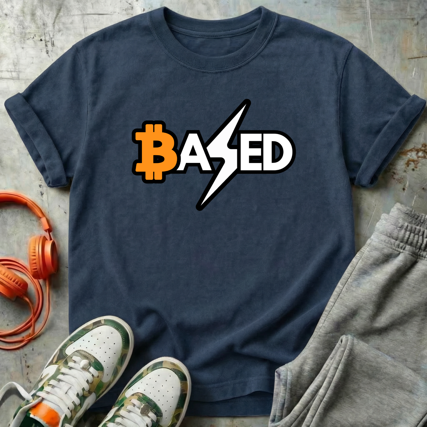 Based - Bitcoin Comfort Colors Tee Shirt
