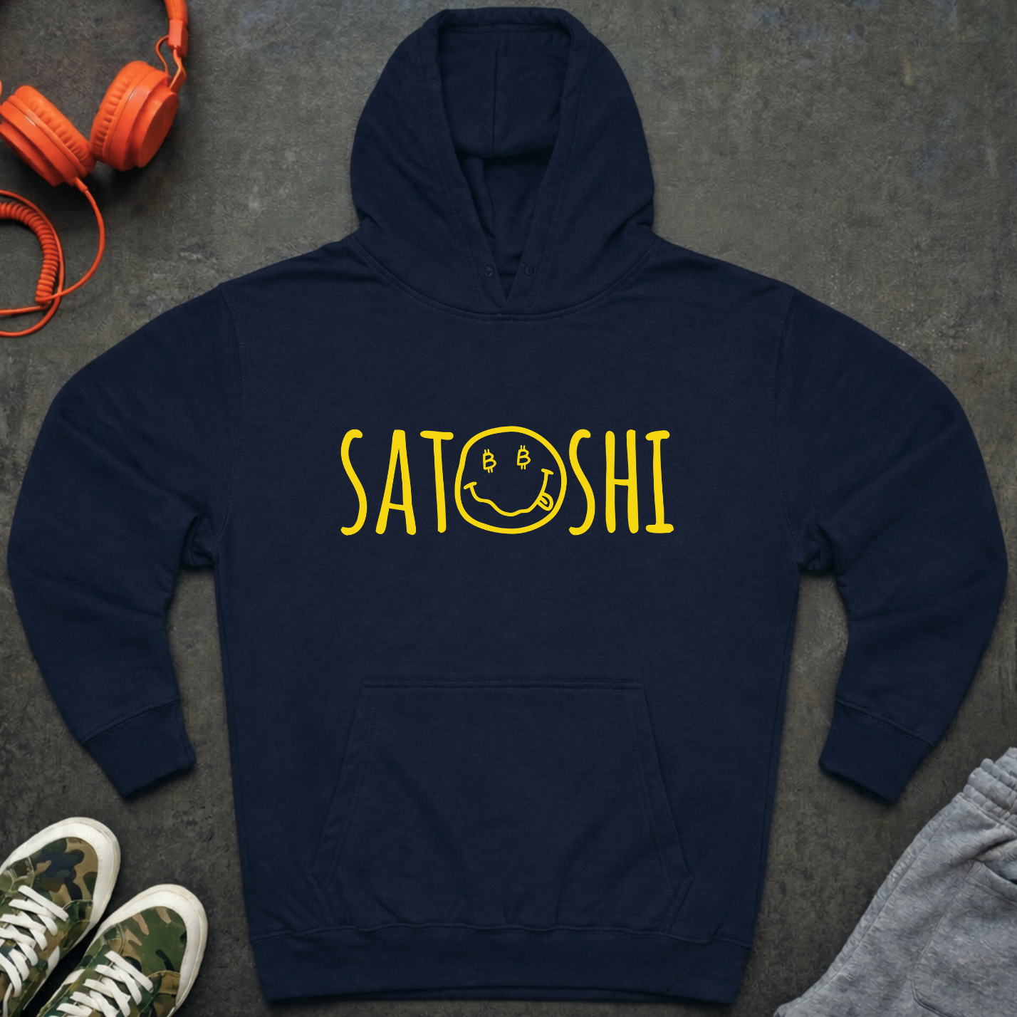 Satoshi Smilee Fleece Hoodie