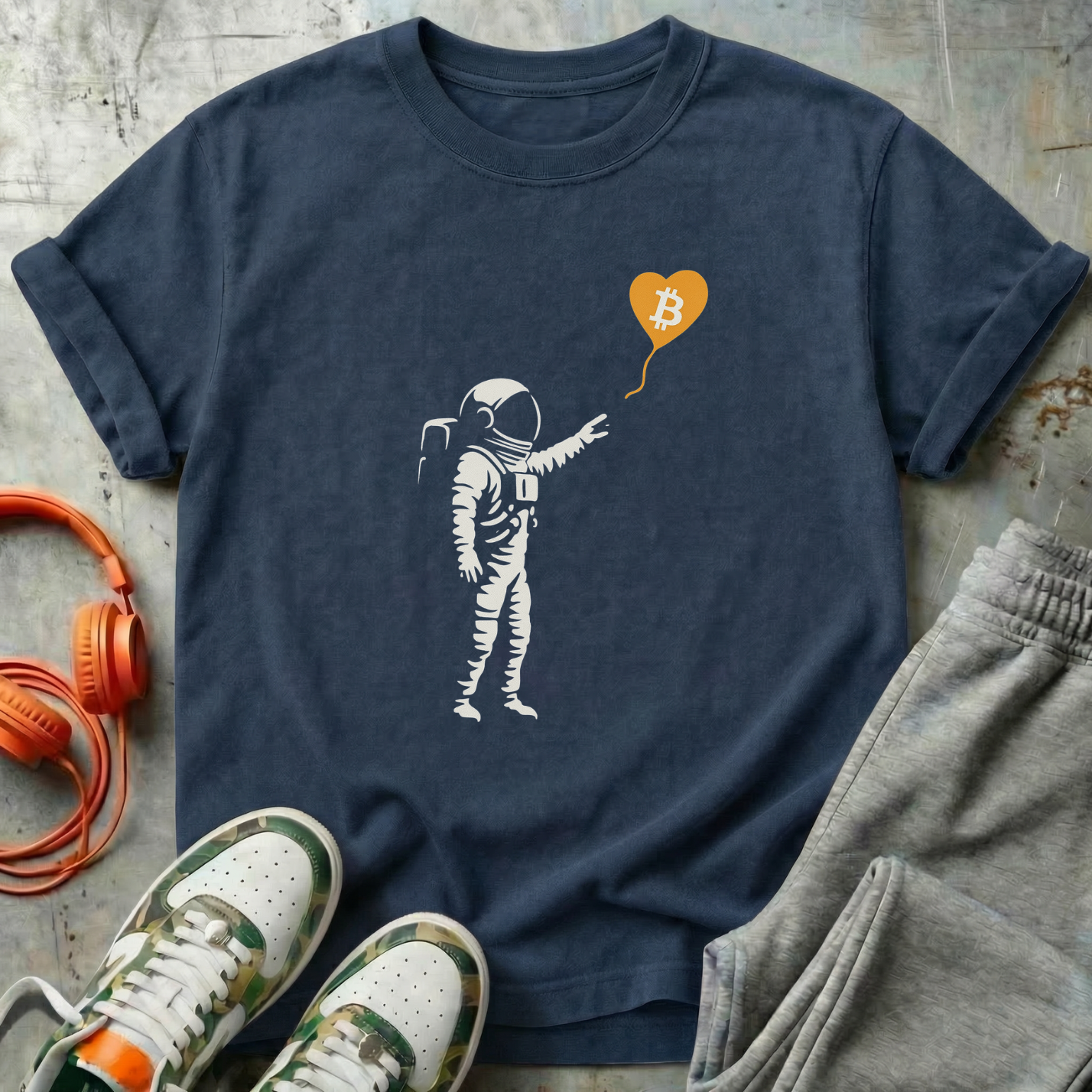 Astronaut Bitcoin Love Tee