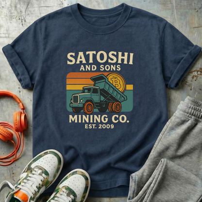 Satoshi and Sons - Bitcoin Comfort Colors Tee Shirt