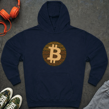 Bitcoin Tribal Logo Hoodie
